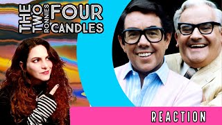 American Reacts THE TWO RONNIES  Four Candles [upl. by Aneeh542]