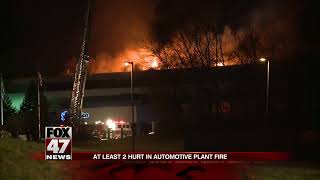 Magnesium plant fire in Eaton Rapids makes dashboards for auto industry [upl. by Kirwin840]