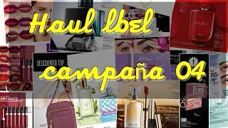 Haul belcorp campaña 04 lbel esika y cyzone [upl. by Parris]