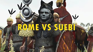 Rome vs Suebi  Multiplayer Battle  Total War Rome 2 [upl. by Nauqit]