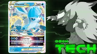 Deck Tech Pokemon TCG Glaceon VStar Deck Profile [upl. by Leonanie]