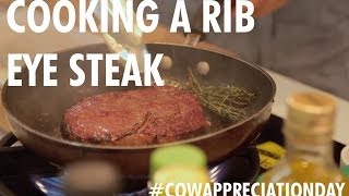 How to Cook a Rib Eye Steak [upl. by Aikkin]