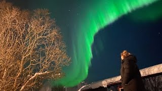 Notre maison sous les Aurores Boréales  Solstice dhiver en Laponie Suédoise  Ep 8 [upl. by Tedi]