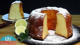 Bizcocho de limón súper esponjoso  SUB🇪🇸🇬🇧🇫🇷🇵🇹🇮🇹 Lemon sponge cake  Loli Domínguez [upl. by Cates]