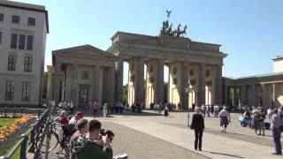 Sony HDRCX130 Brandenburger Tor Berlin Germany [upl. by Yrekaz]