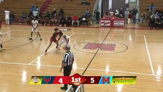 Martinsville High School VS Mecklenburg County Boys Basketball 2024 [upl. by Akinehs]