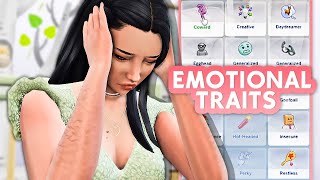 NEW REALISTIC EMOTIONAL TRAITS FOR YOUR SIMS sims 4 must have😍 [upl. by Ihcur]