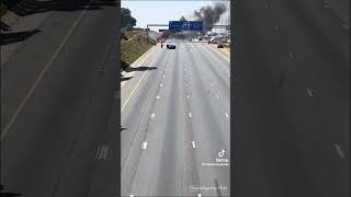 Cashintransit robbery on the N12 south of Johannesburg [upl. by Idner]