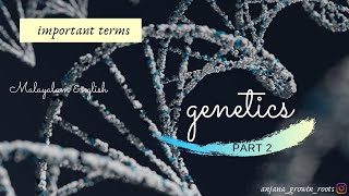 Important Terms In Genetics  Malayalam  Gene Allele Homozygous Heterozygous Punnett Square [upl. by Auqkinahs]