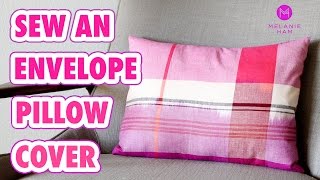 How to Sew and Envelope Pillow Cover  HGTV Handmade [upl. by Diao398]