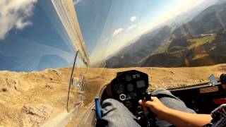 Hangflug am Pic de Bure Gliding French Alps [upl. by Monetta836]