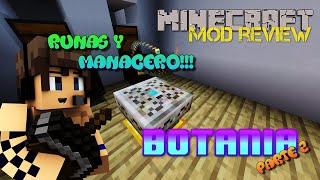 😁BOTANIA MOD Parte 2  🤫RUNAS Y CRAFTEOS BÁSICOS  mods 1165 en español [upl. by Willyt174]