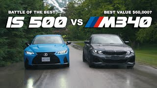 2024 Lexus IS 500 vs BMW M340i  Which is the Best Luxury Sports Sedan for 60K [upl. by Etat]