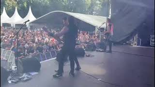 Metallica tribute Meatallica  Enter Sandman  Live Parkpop Oostkamp 2023 [upl. by Niwdla434]