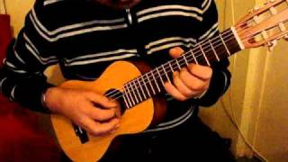 Guitalele jazz  JP Blues with my toy instrument [upl. by Short]