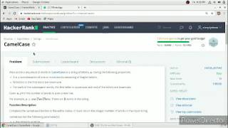 Camel Case Hacker Rank Solution in Java Programming Language [upl. by Dulsea]