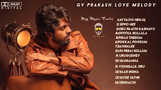 GV Prakash Top Hits Part 1  Tamil songs  GvPrakash Hits [upl. by Kalvn423]