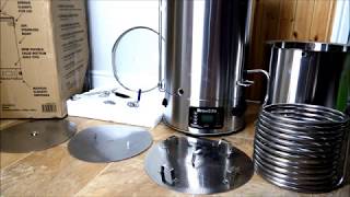 Robobrew Brewzilla 65L HomeBrew Machine by KegLand Unboxing with PubShedsTV  first impressions [upl. by Evelc]