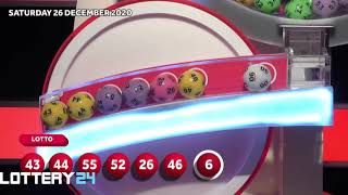 UK Lotto Draw and Results December 262020 [upl. by Xed]