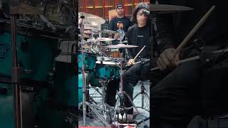 Tips double pedal putra ramadhanburgerkill drummer drumclinic nguberdrummer putraramadhan [upl. by Pardew]