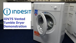 Indesit IDV75 7kg Vented Tumble Dryer [upl. by Otreblide]