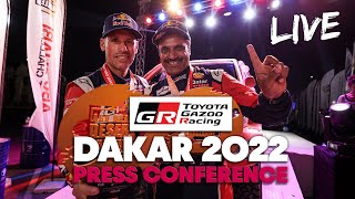 Toyota Gazoo Racing Dakar 2022 Press Conference [upl. by Seagrave]