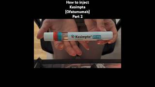 How to inject Kesimpta Ofatumumab Part 2 multiplesclerosis autoimmunedisease kesimpta medical [upl. by Asertal]