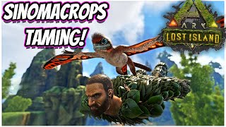 ark lost island taming sinomacrops [upl. by Servetnick]