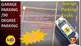 GARAGE PARKING  90 DEGREE PARKING  RTA SMART YARD PARKING GARAGE PARKING TUTORIAL DUBAI [upl. by Siuqramed]