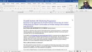 How To Write A Professional Reference Letter For University Admission amp Scholarships [upl. by Aihcela]