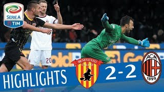 Benevento  Milan 22  Highlights  Giornata 15  Serie A TIM 201718 [upl. by Ellenoj]