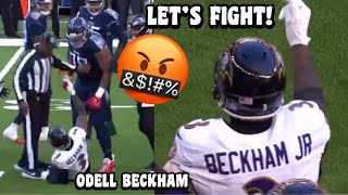 Odell Beckham Jr HEATED MOMENT amp GETS THROWN 🤬 Ravens vs Titans 2023 highlights [upl. by Anderegg]