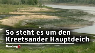 Schutz vor Sturmflut Erste Bauarbeiten am Kreetsander Hauptdeich fertig [upl. by Thomajan]