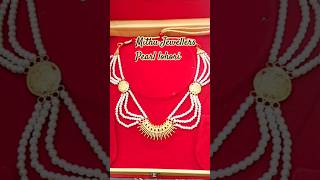 Light weight gold pearl Sitaharshortsfeed viralvideo goldjewellery [upl. by Eelatsyrc739]