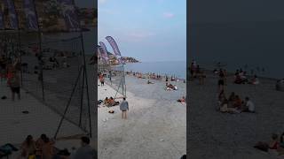 Barcelona Spain Barceloneta BEACH shortsbeach 2024 mallorca nice travel shortsviral walking [upl. by Midis396]