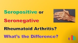 What is the difference between seropositive and seronegative rheumatoid arthritis [upl. by Bernj]