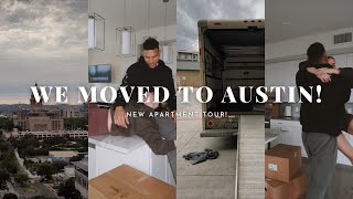 WE MOVED TO AUSTIN  NEW APT TOUR [upl. by Eecyak873]