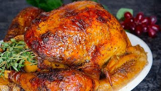 The BEST Thanksgiving Turkey Recipe  How To Make Juicy Tender Turkey With Crispy Skin [upl. by Lilian626]