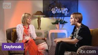 Daybreak  2011  Emma Watson on Daybreak  ITV [upl. by Eecyaj]