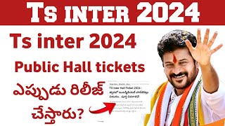 ts inter 2024 hall ticket download  ts inter 2024 hall tickets [upl. by Nyahs]