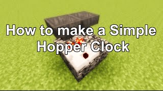 How to make a simple Hopper Clock [upl. by Demodena]