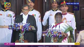 Presidentelect Droupadi Murmu takes oath as the 15th President of India [upl. by Ganny575]