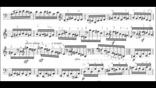 György Ligeti Sonata for Solo Cello w score [upl. by Johnathon]