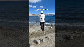 Pangong lake Ladakh 🫰🏻pangongtso 🏔️ [upl. by Isyad660]