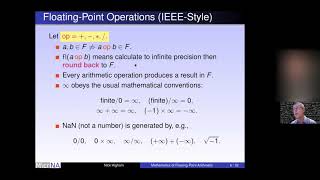 Naylor Lecture 2020 Mathematics of todays floatingpoint arithmetic Nicholas J Higham [upl. by Enos755]