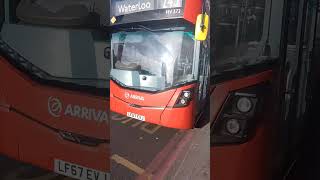 2 buses at Old Street Station bus stop 55 amp 243 ft 243 bus horn [upl. by Hathaway]