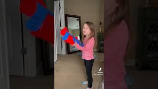 Sibling Rivalry nerf toys siblings viral tiktok shorts [upl. by Anelis52]