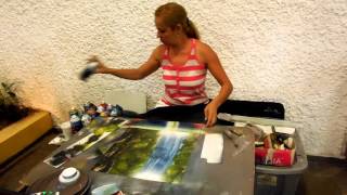 Amazing Spray Paint Artist [upl. by Gilligan]