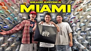 Shopping at the BEST Sneaker Stores in Miami [upl. by Tare]