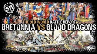 Kingdom of Bretonnia vs Vampire Counts  The Old World Battle Report [upl. by Ennybor128]